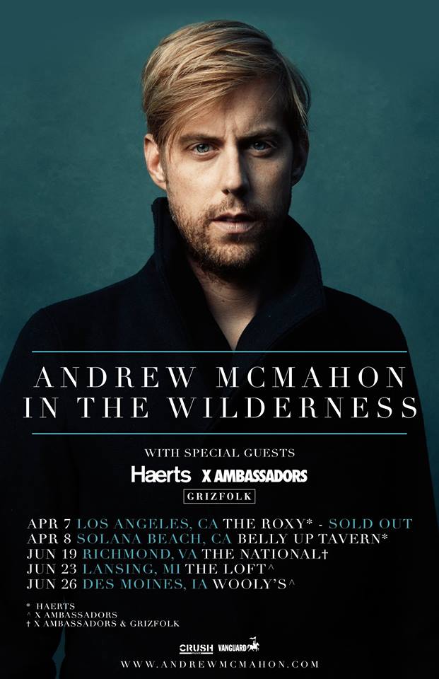 Andrew McMahon in the Wilderness announces short tour — Listen Here Reviews
