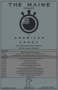24 hours american candy schedule