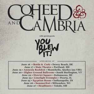 coheed and cambria tour poster