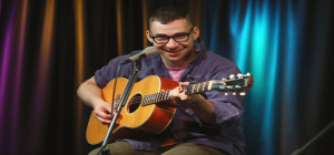 BALA-CYNWYD, PA - MARCH 25:  Jack Antonoff of Bleachers performs at Radio 104.5 Performance Theater March 25, 2014 in Bala Cynwyd, Pennsylvania.  (Photo by Bill McCay/WireImage)
