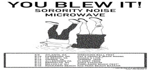 you blew it tour poster