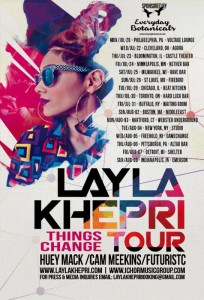 layla khepri tour poster