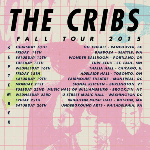 the cribs tour poster
